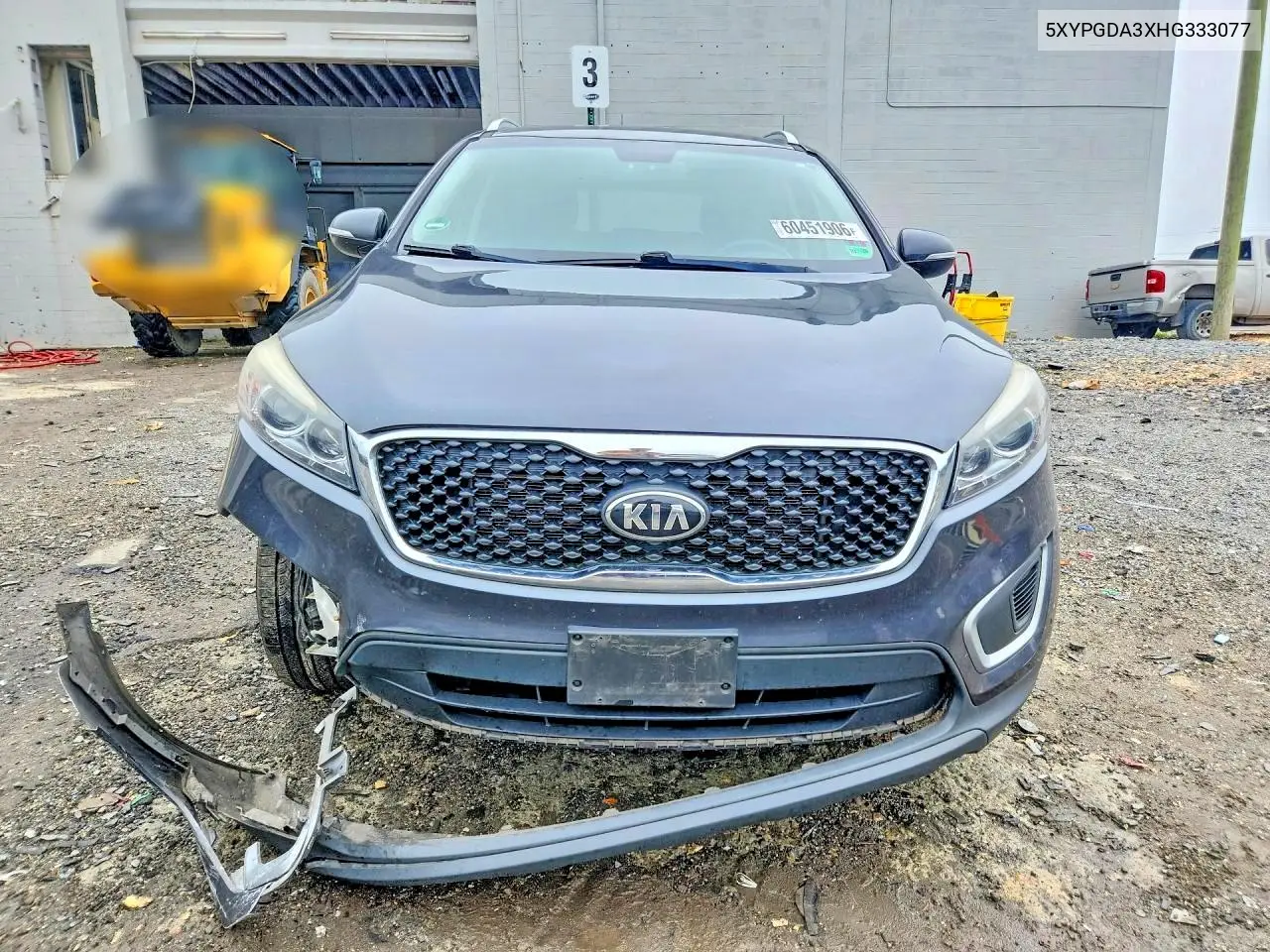 2017 Kia Sorento Lx VIN: 5XYPGDA3XHG333077 Lot: 60451906