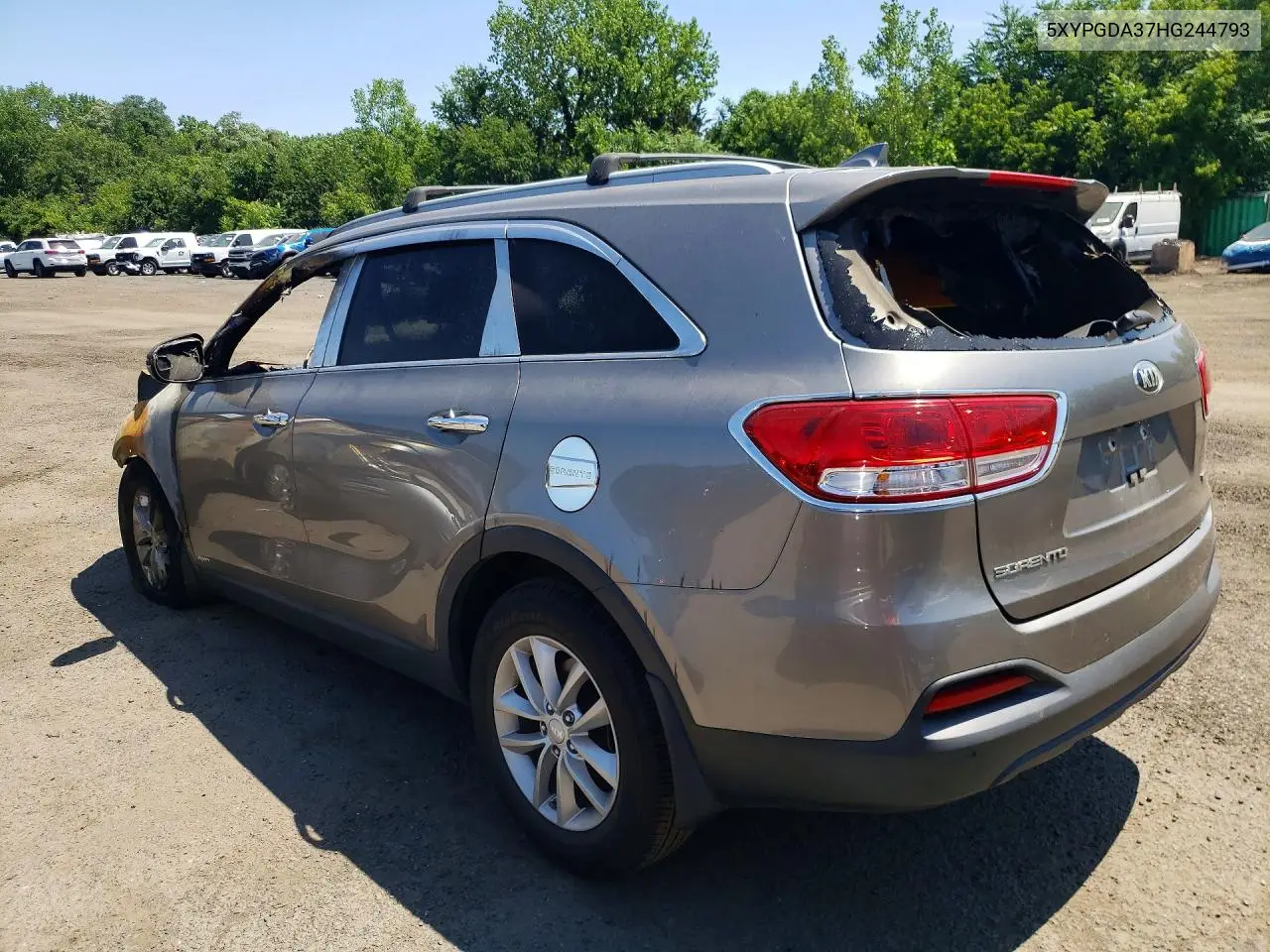 2017 Kia Sorento Lx VIN: 5XYPGDA37HG244793 Lot: 60661476