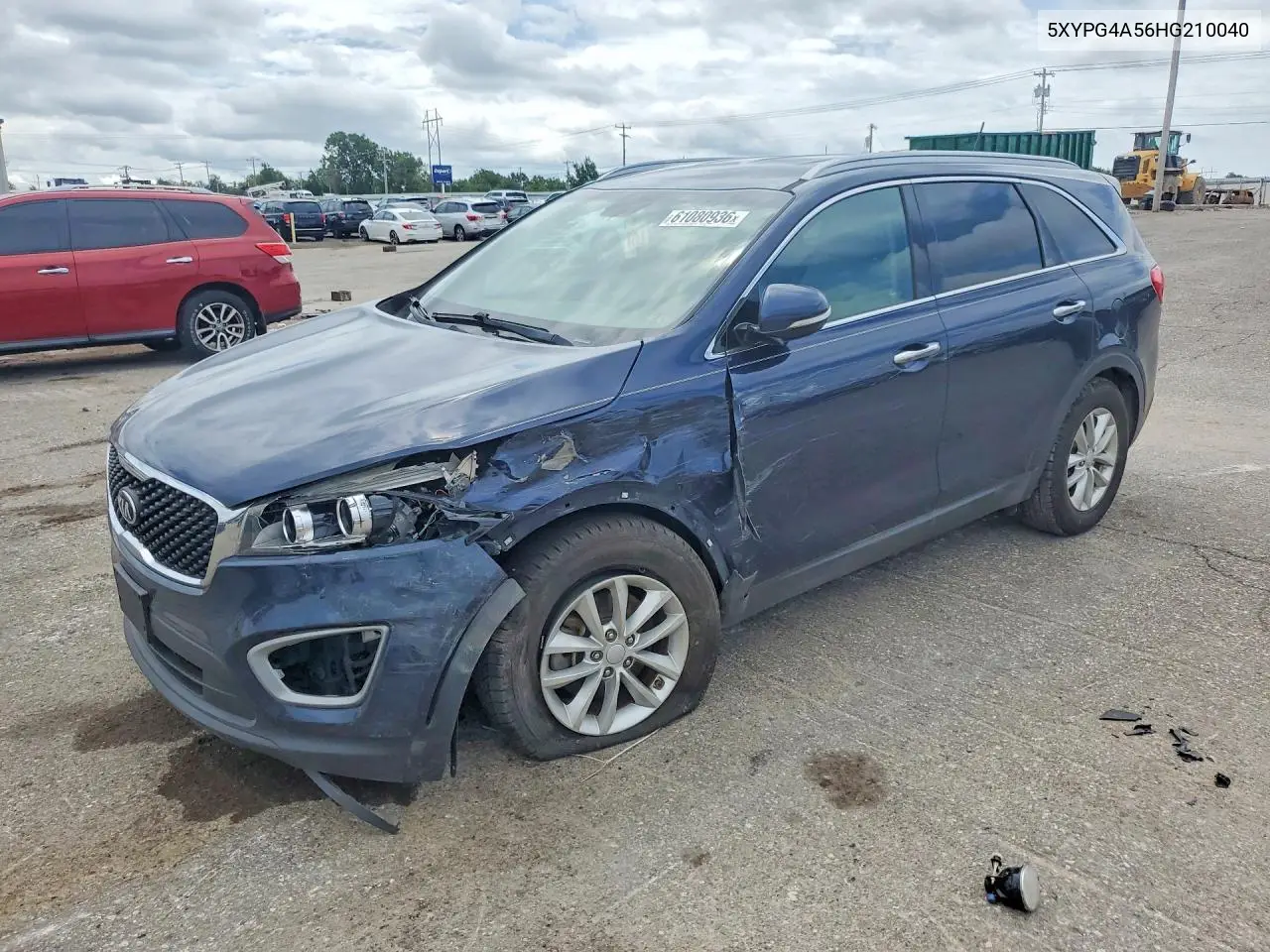 2017 Kia Sorento Lx V6 VIN: 5XYPG4A56HG210040 Lot: 61080936