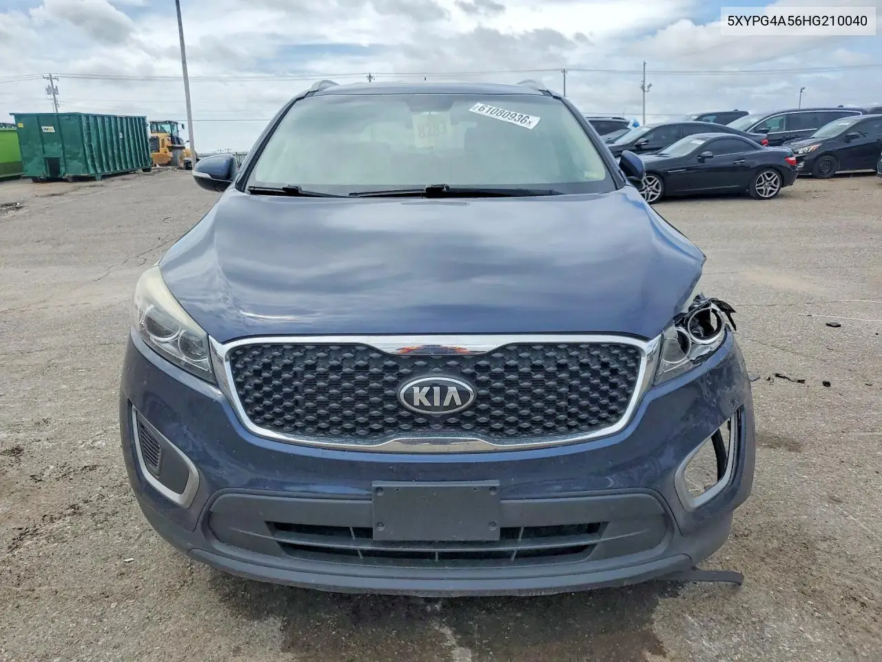 2017 Kia Sorento Lx V6 VIN: 5XYPG4A56HG210040 Lot: 61080936