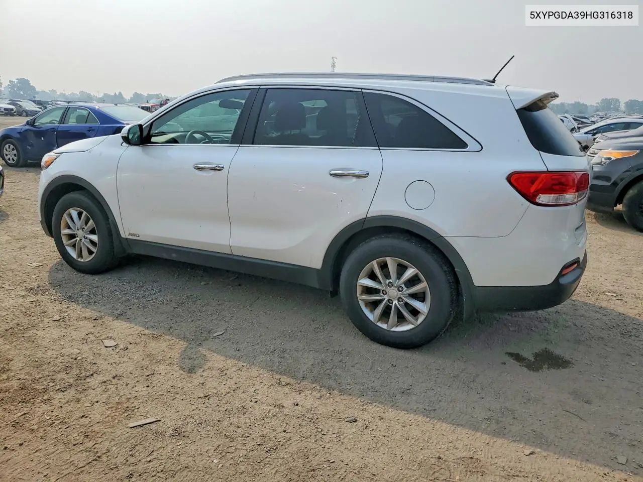 2017 Kia Sorento Lx VIN: 5XYPGDA39HG316318 Lot: 61505086