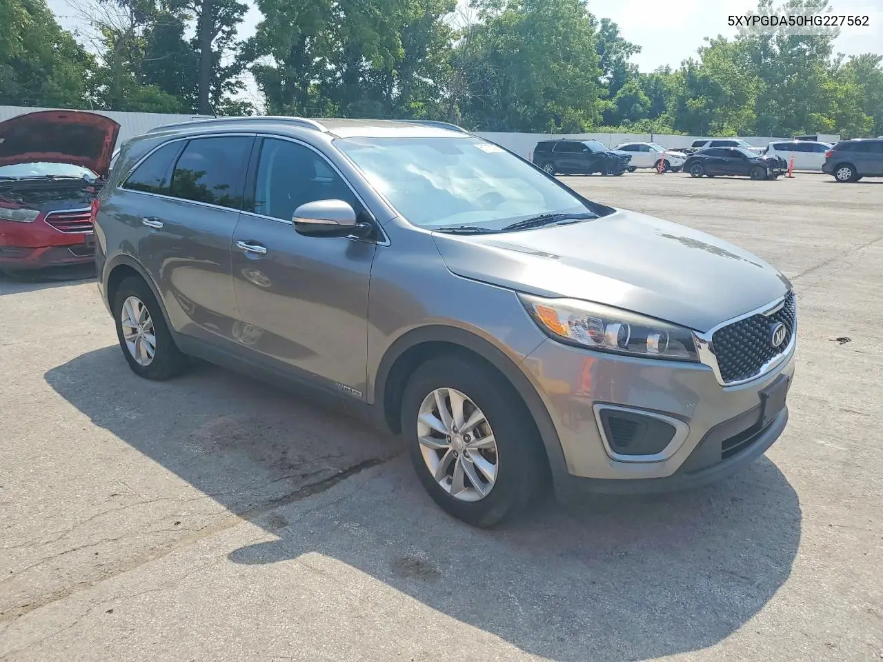 2017 Kia Sorento Lx V6 VIN: 5XYPGDA50HG227562 Lot: 61715326