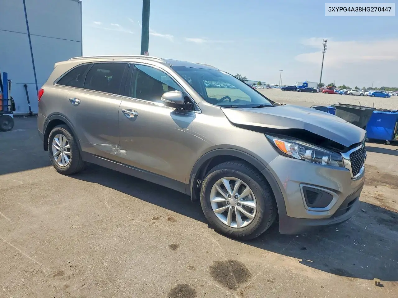 2017 Kia Sorento Lx VIN: 5XYPG4A38HG270447 Lot: 61773106
