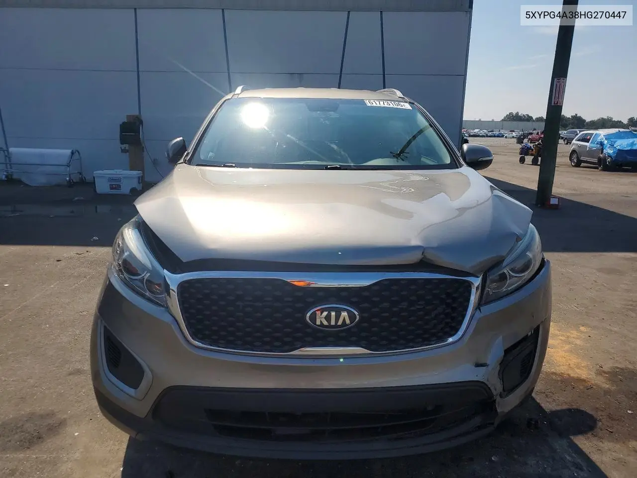 2017 Kia Sorento Lx VIN: 5XYPG4A38HG270447 Lot: 61773106
