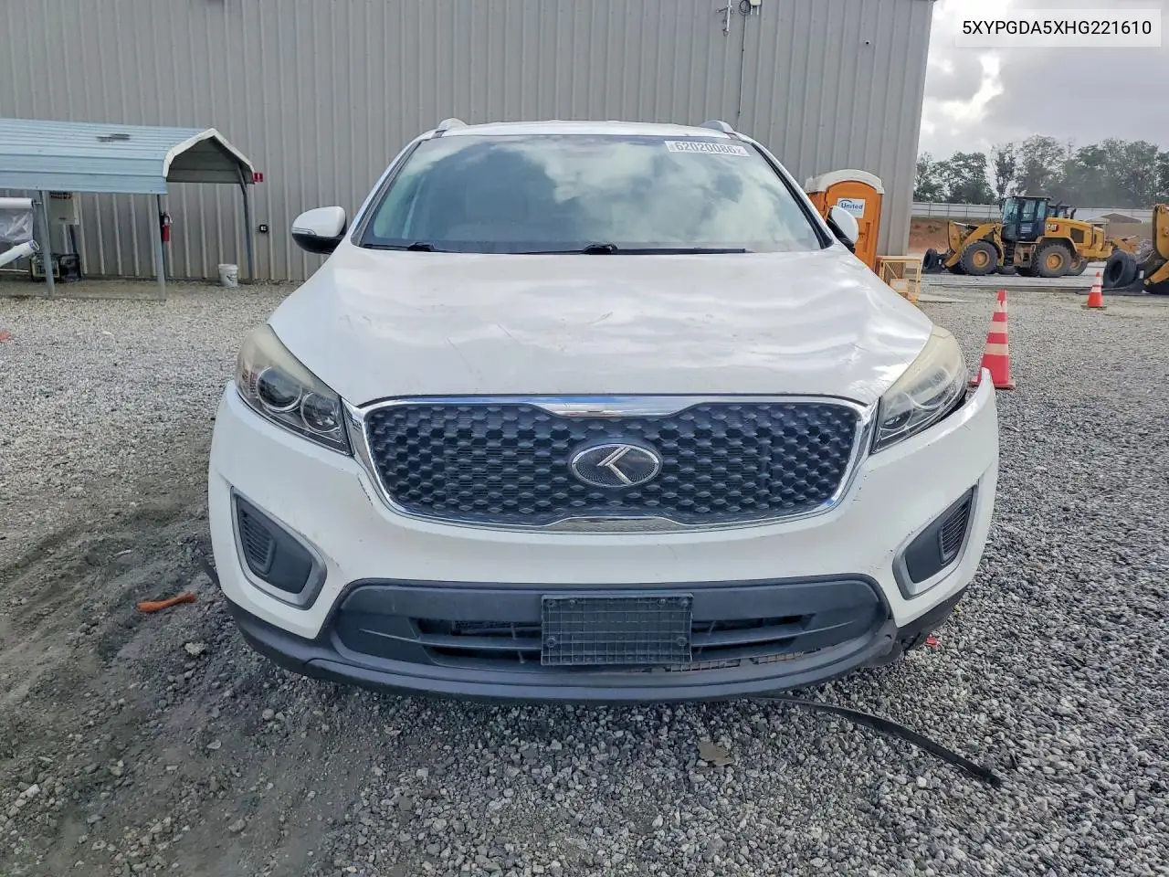 2017 Kia Sorento Lx V6 VIN: 5XYPGDA5XHG221610 Lot: 62020086