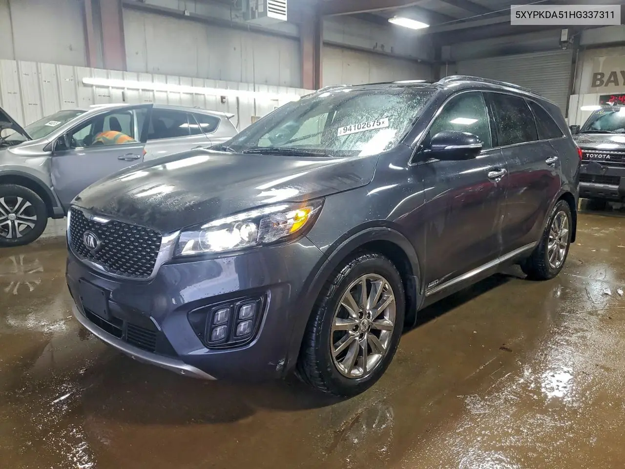 5XYPKDA51HG337311 2017 Kia Sorento Sx