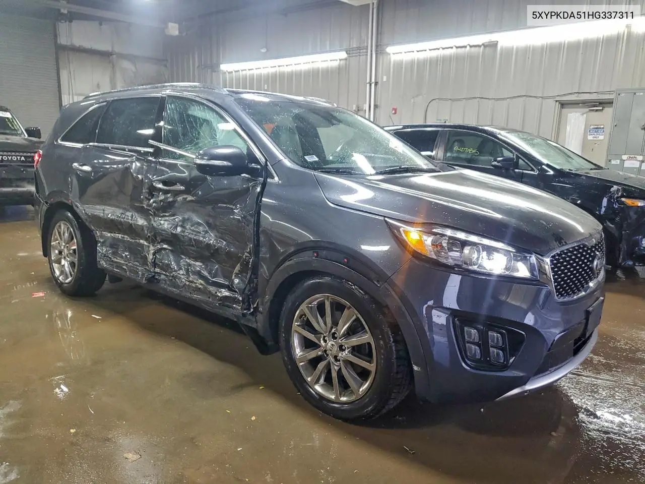 5XYPKDA51HG337311 2017 Kia Sorento Sx