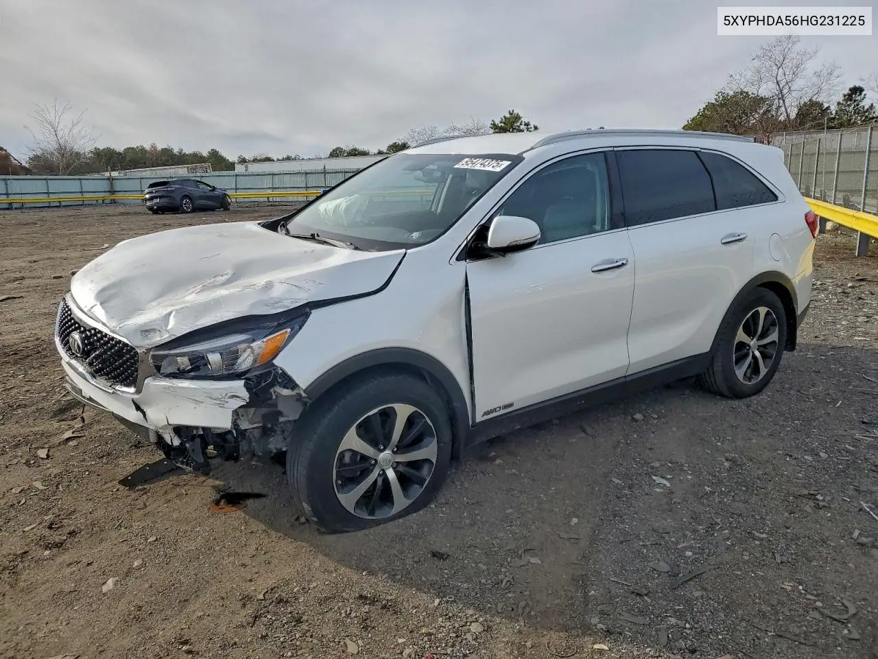 5XYPHDA56HG231225 2017 Kia Sorento Ex