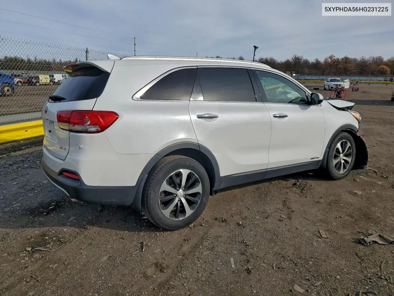 5XYPHDA56HG231225 2017 Kia Sorento Ex