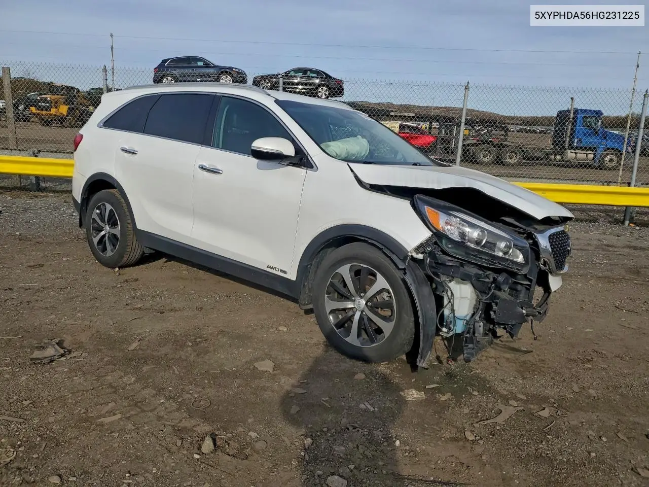 5XYPHDA56HG231225 2017 Kia Sorento Ex