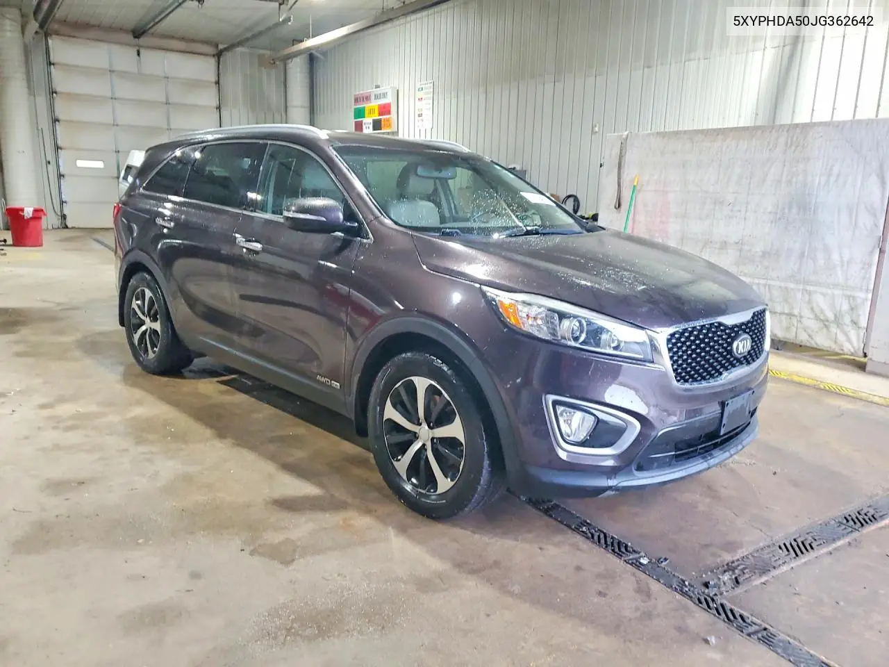 5XYPHDA50JG362642 2018 Kia Sorento Ex