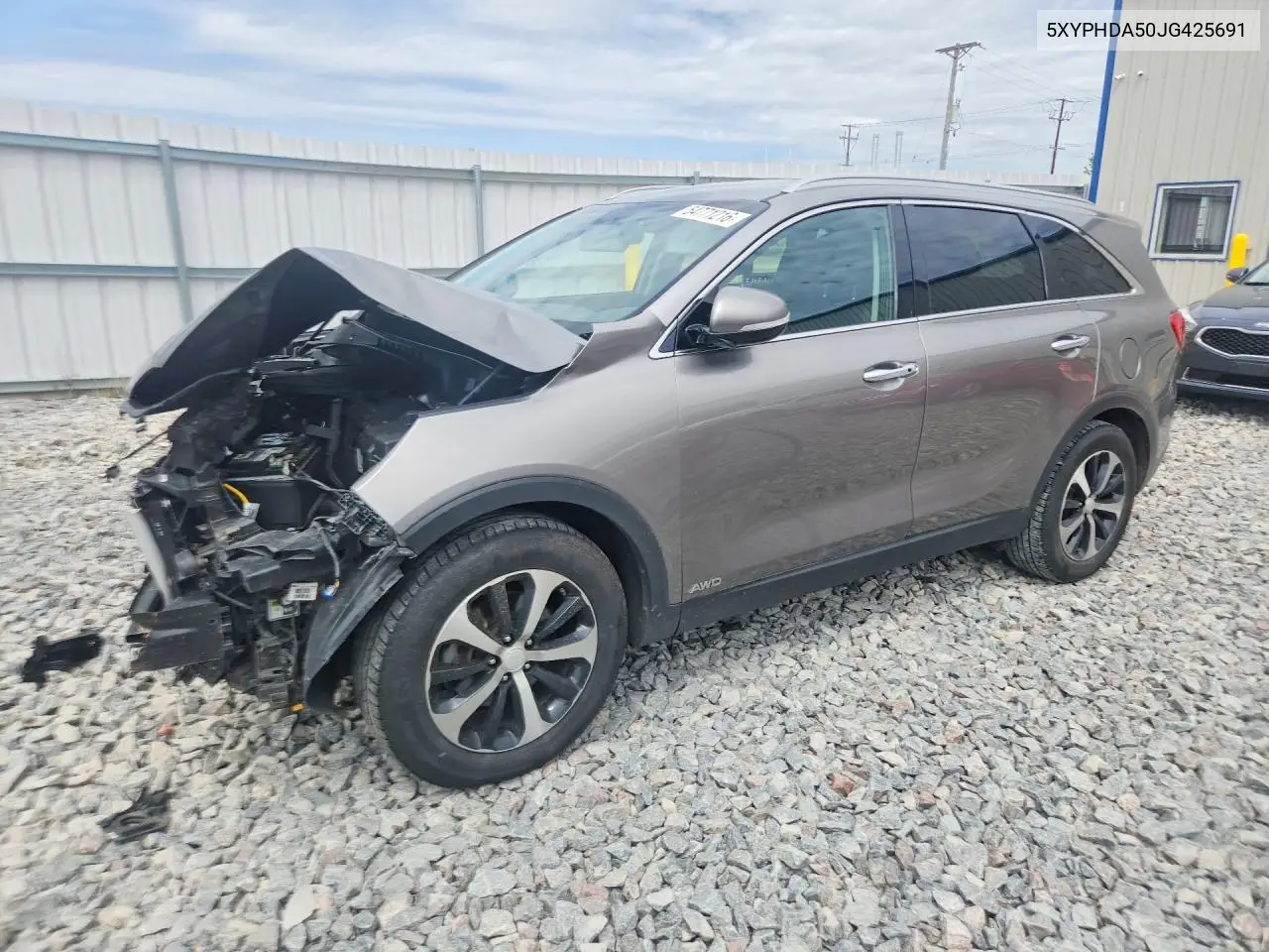 5XYPHDA50JG425691 2018 Kia Sorento Ex