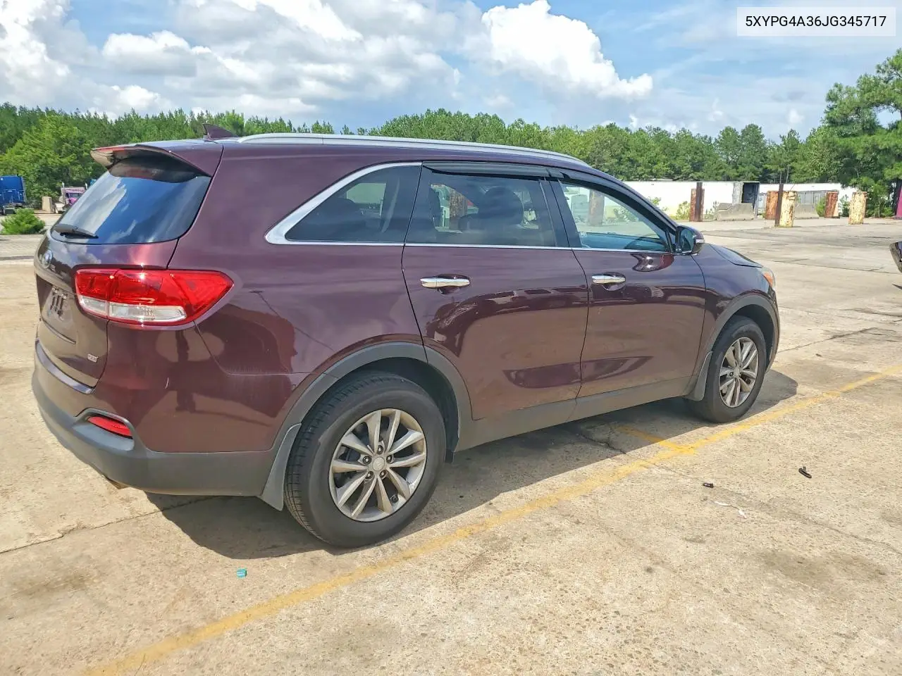 2018 Kia Sorento Lx VIN: 5XYPG4A36JG345717 Lot: 59102856