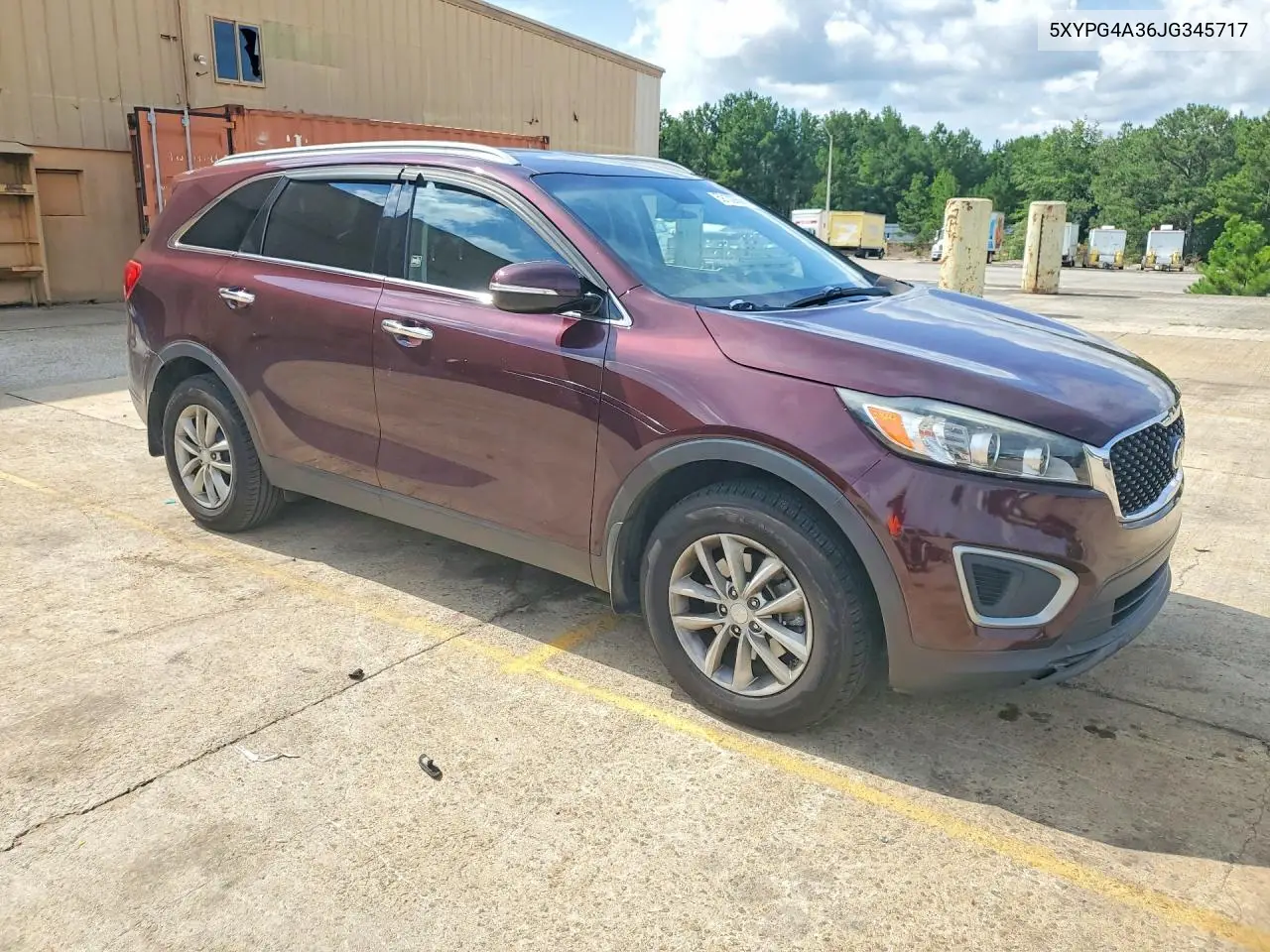 2018 Kia Sorento Lx VIN: 5XYPG4A36JG345717 Lot: 59102856