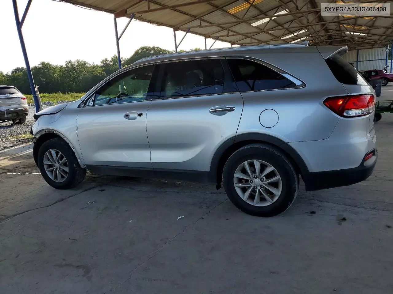 2018 Kia Sorento Lx VIN: 5XYPG4A33JG406408 Lot: 62087106