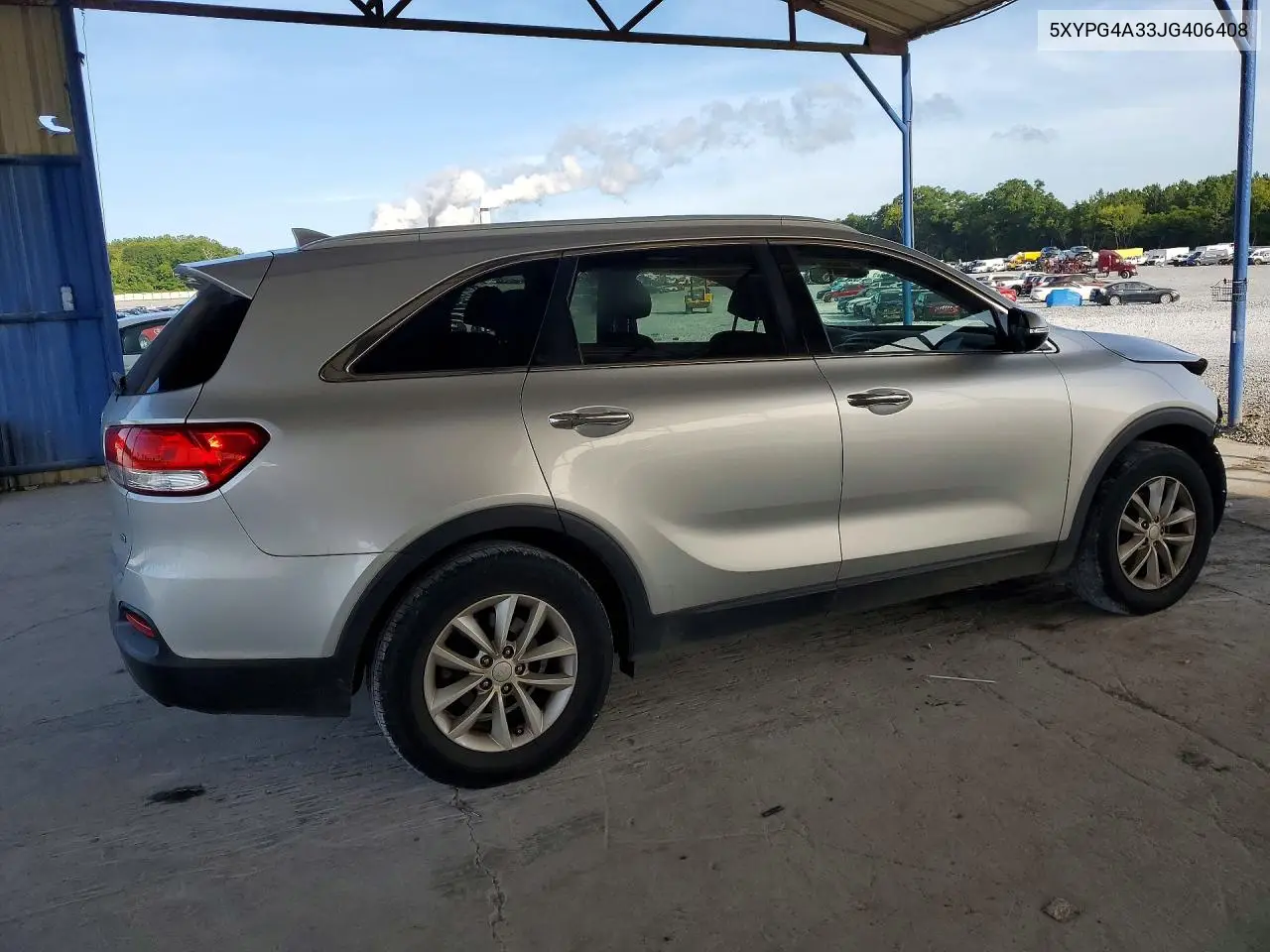 2018 Kia Sorento Lx VIN: 5XYPG4A33JG406408 Lot: 62087106