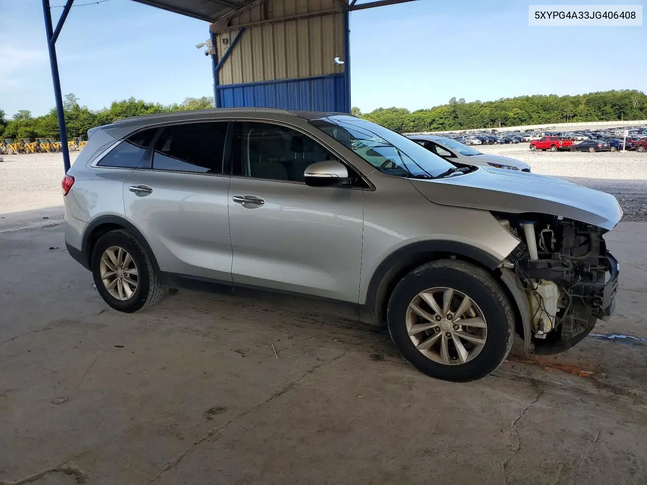 2018 Kia Sorento Lx VIN: 5XYPG4A33JG406408 Lot: 62087106