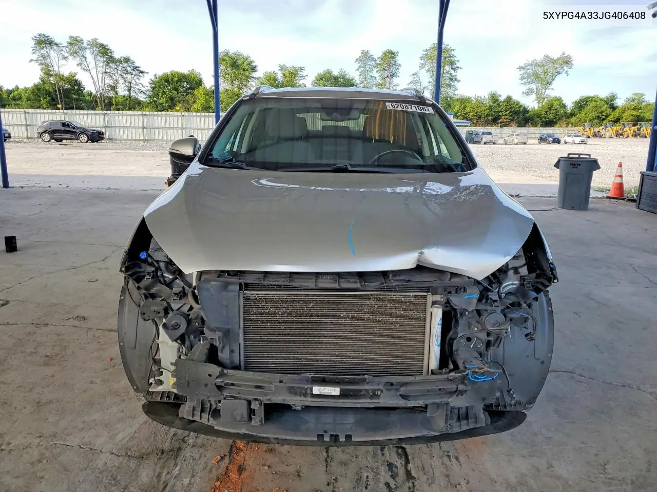 2018 Kia Sorento Lx VIN: 5XYPG4A33JG406408 Lot: 62087106