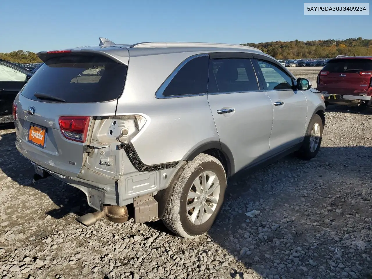 5XYPGDA30JG409234 2018 Kia Sorento Lx