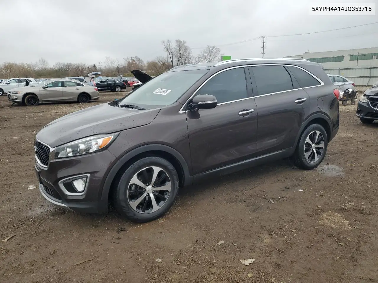 5XYPH4A14JG353715 2018 Kia Sorento Ex
