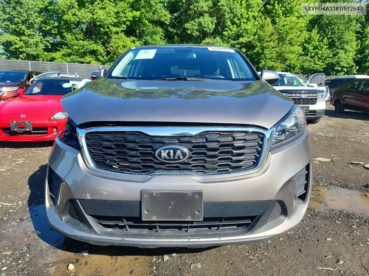 2019 Kia Sorento Lx VIN: 5XYPG4A31KG512647 Lot: 56830116