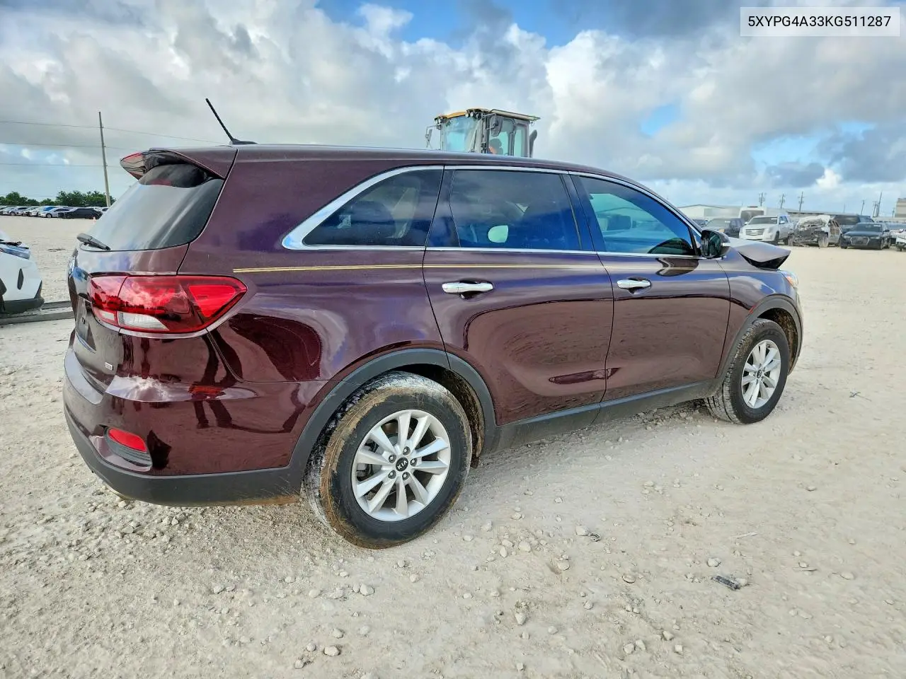 2019 Kia Sorento Lx VIN: 5XYPG4A33KG511287 Lot: 57322636