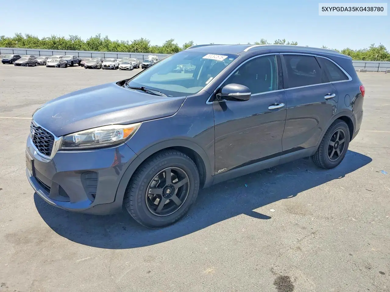 2019 Kia Sorento Lx VIN: 5XYPGDA35KG438780 Lot: 58292676