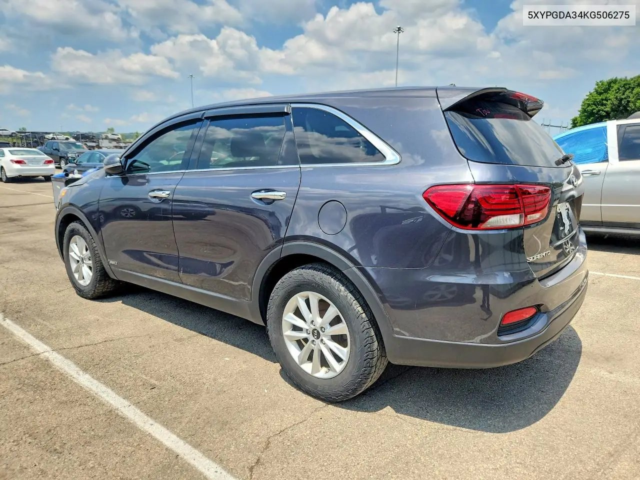 2019 Kia Sorento Lx VIN: 5XYPGDA34KG506275 Lot: 60645346