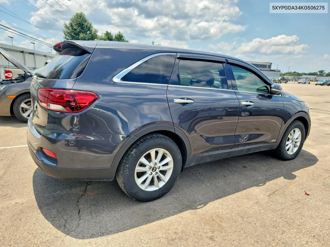 2019 Kia Sorento Lx VIN: 5XYPGDA34KG506275 Lot: 60645346