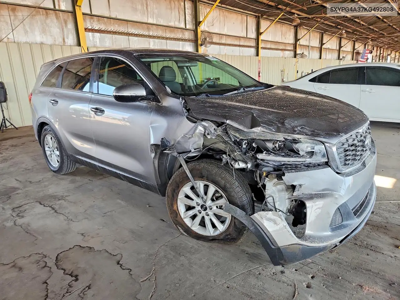 2019 Kia Sorento L VIN: 5XYPG4A37KG492808 Lot: 60794616