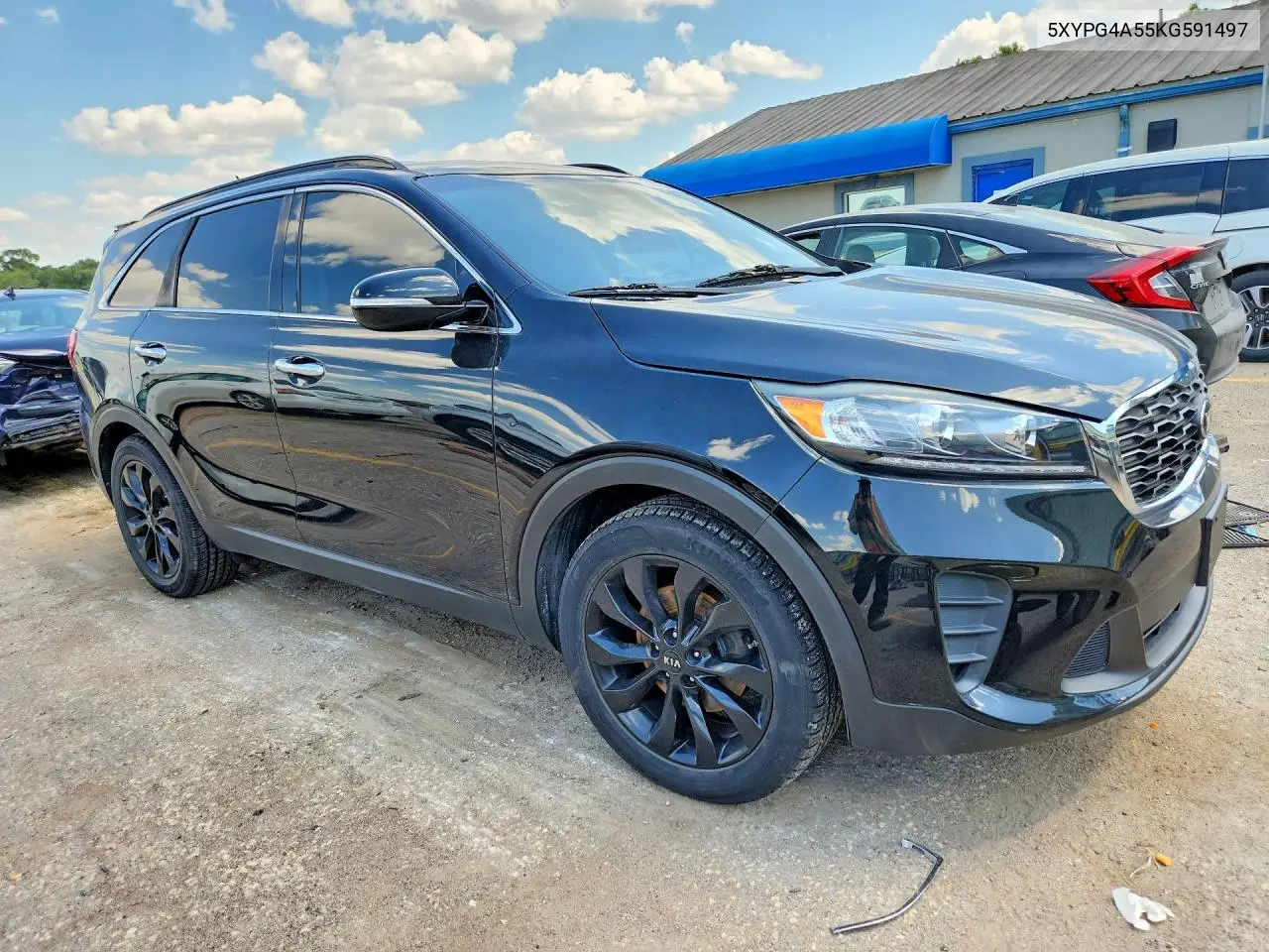 2019 Kia Sorento S V6 VIN: 5XYPG4A55KG591497 Lot: 60854326