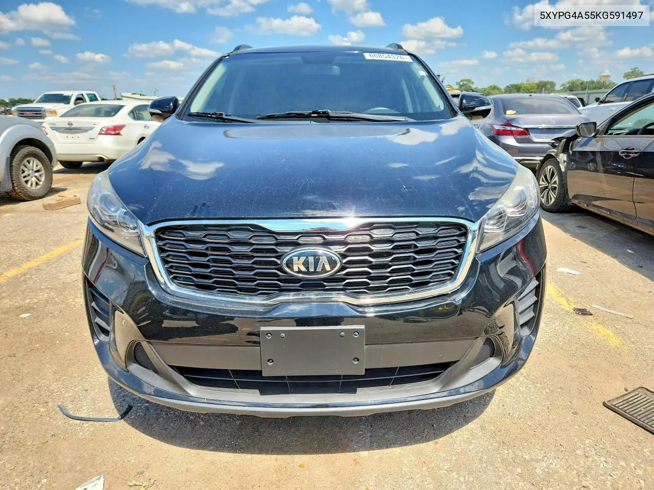 2019 Kia Sorento S V6 VIN: 5XYPG4A55KG591497 Lot: 60854326