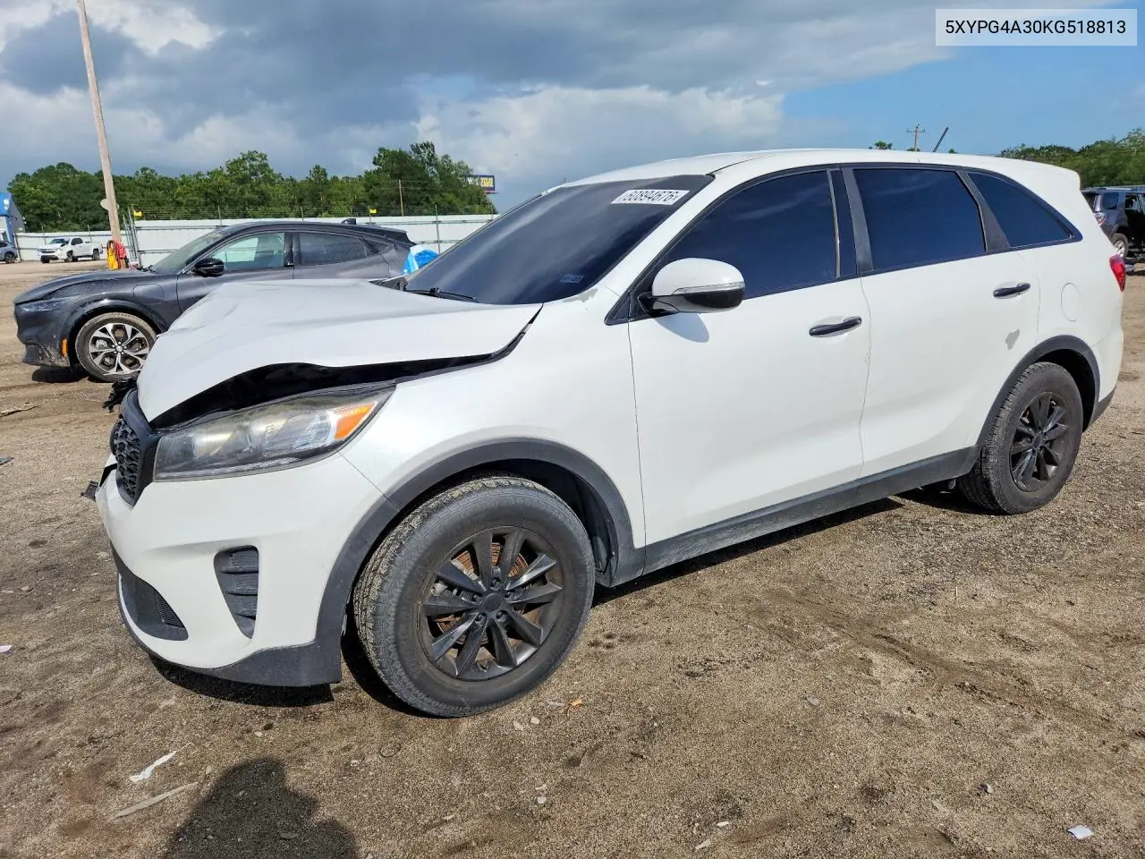 2019 Kia Sorento Lx VIN: 5XYPG4A30KG518813 Lot: 60894676