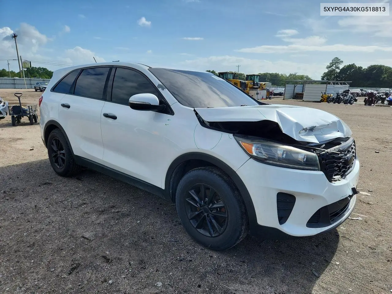 2019 Kia Sorento Lx VIN: 5XYPG4A30KG518813 Lot: 60894676
