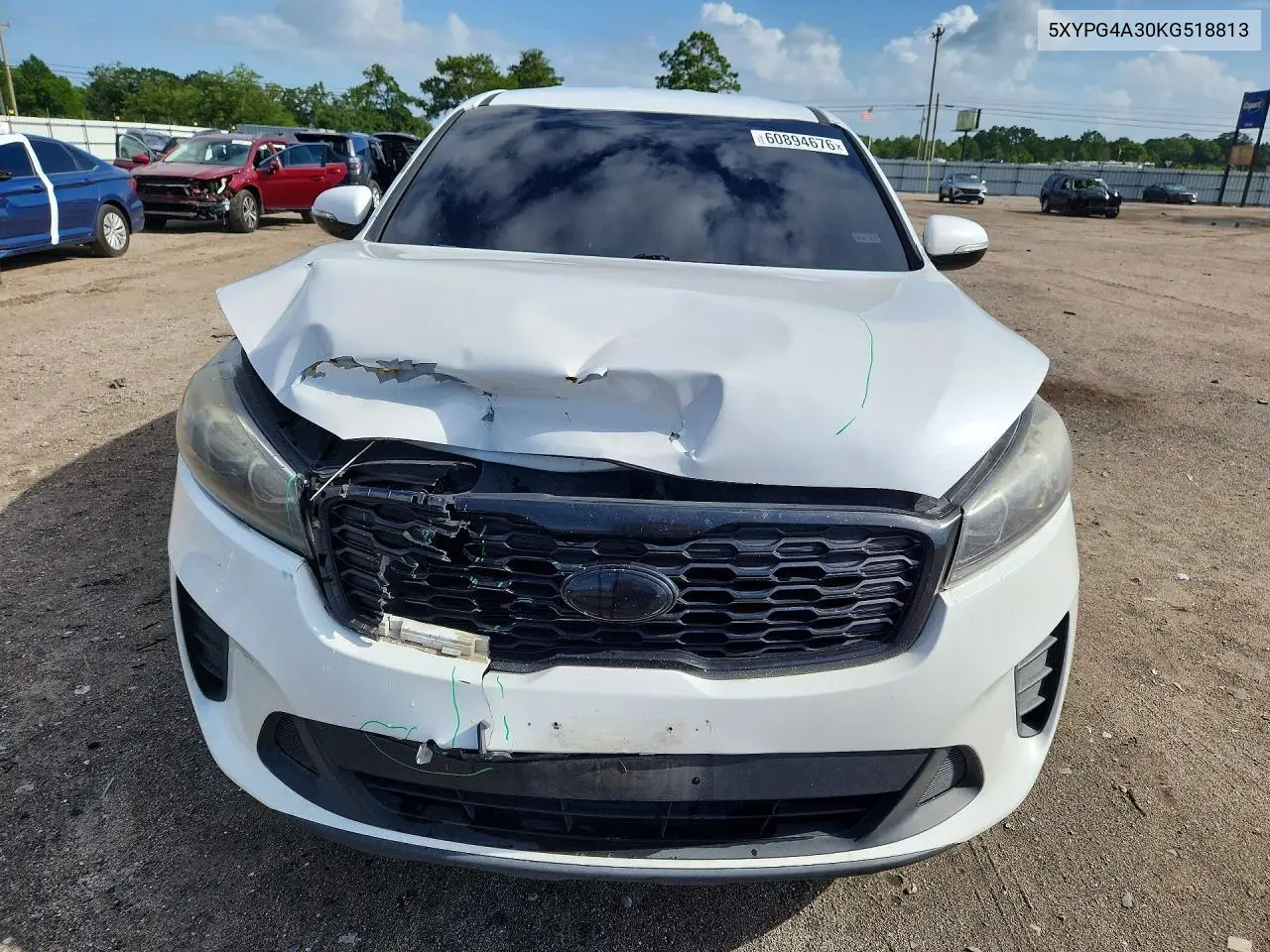 2019 Kia Sorento Lx VIN: 5XYPG4A30KG518813 Lot: 60894676