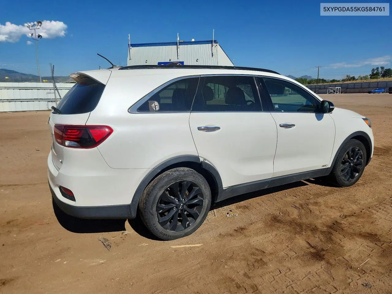 2019 Kia Sorento S V6 VIN: 5XYPGDA55KG584761 Lot: 61143246