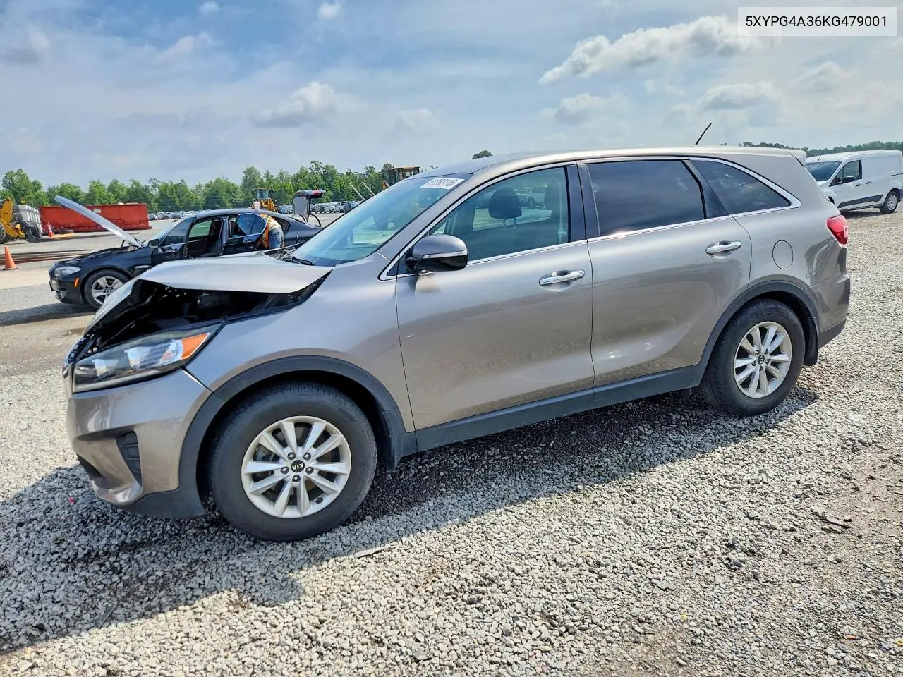 2019 Kia Sorento L VIN: 5XYPG4A36KG479001 Lot: 61782116