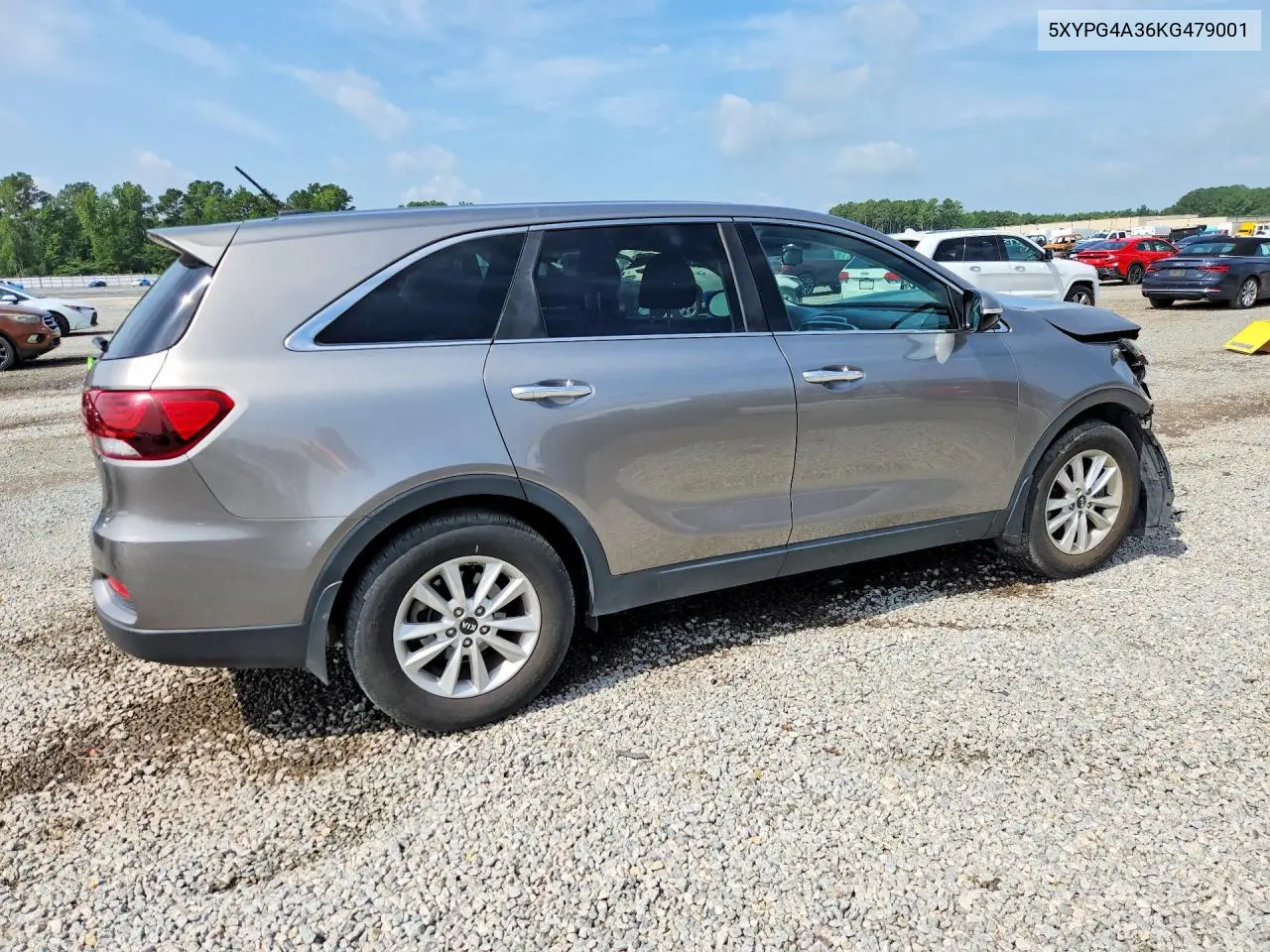 2019 Kia Sorento L VIN: 5XYPG4A36KG479001 Lot: 61782116