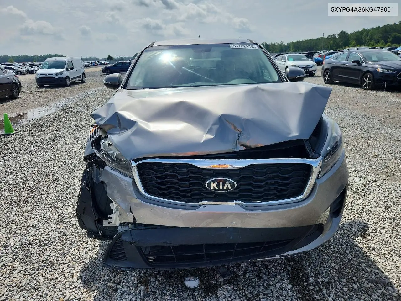 2019 Kia Sorento L VIN: 5XYPG4A36KG479001 Lot: 61782116