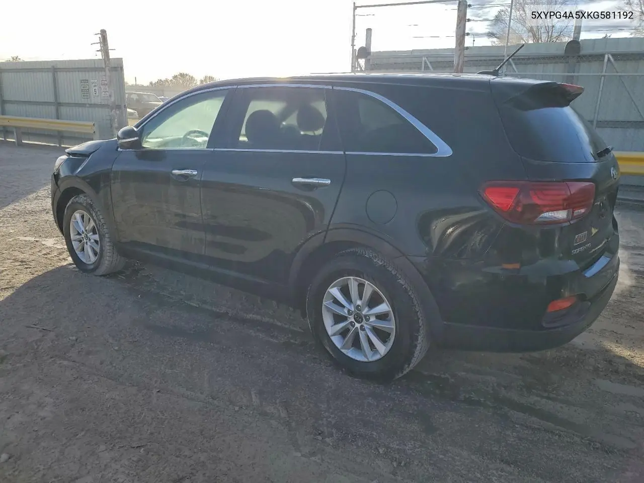 2019 Kia Sorento Lx VIN: 5XYPG4A5XKG581192 Lot: 62409866
