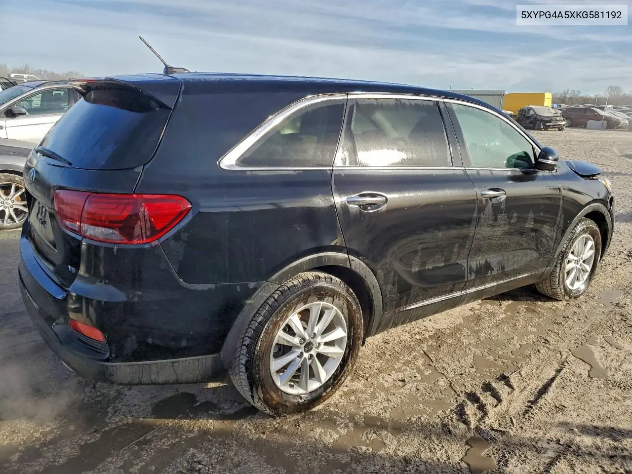 2019 Kia Sorento Lx VIN: 5XYPG4A5XKG581192 Lot: 62409866
