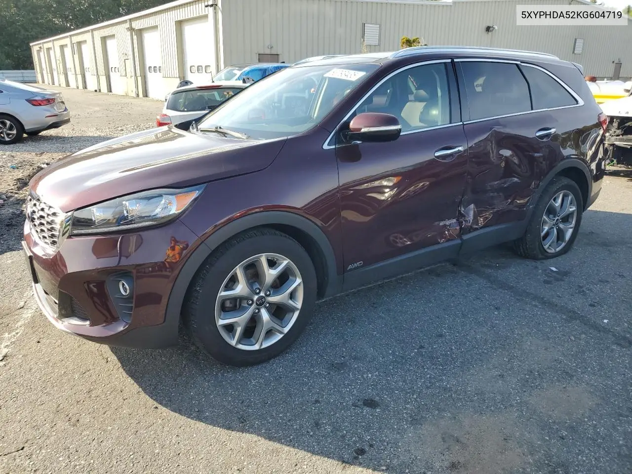 5XYPHDA52KG604719 2019 Kia Sorento Ex Sport