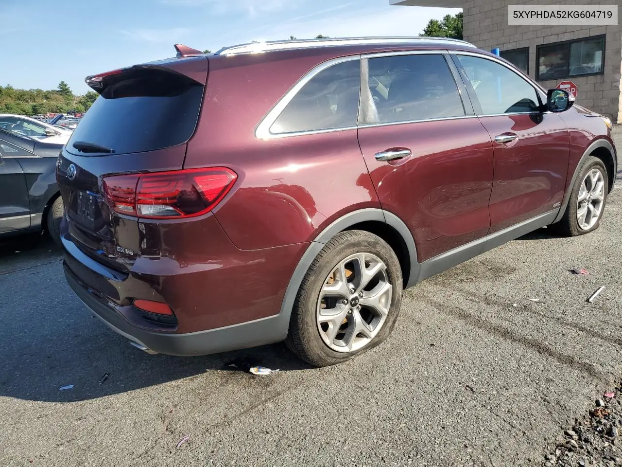 5XYPHDA52KG604719 2019 Kia Sorento Ex Sport