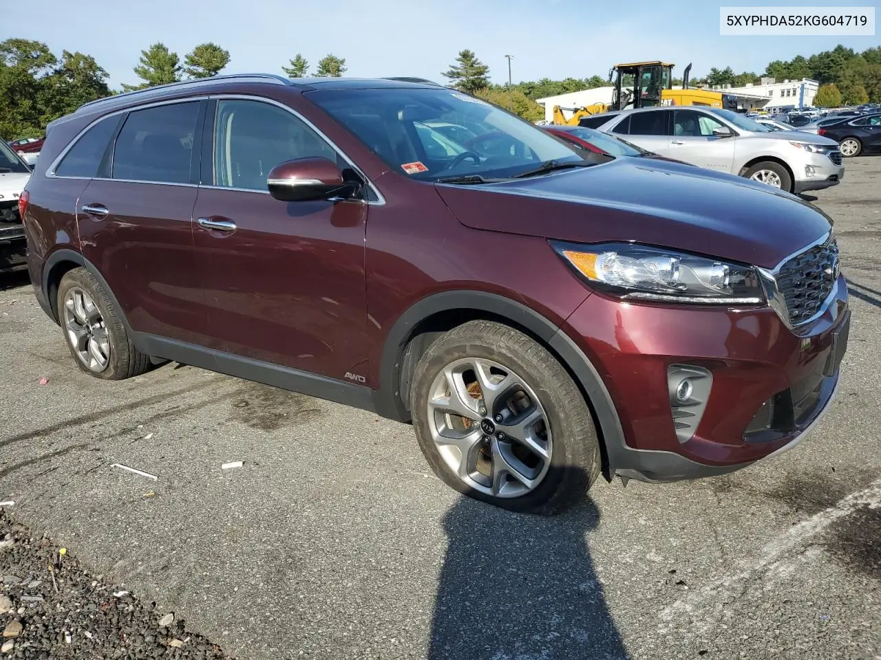 5XYPHDA52KG604719 2019 Kia Sorento Ex Sport
