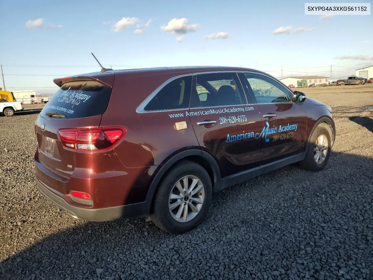 5XYPG4A3XKG561152 2019 Kia Sorento L