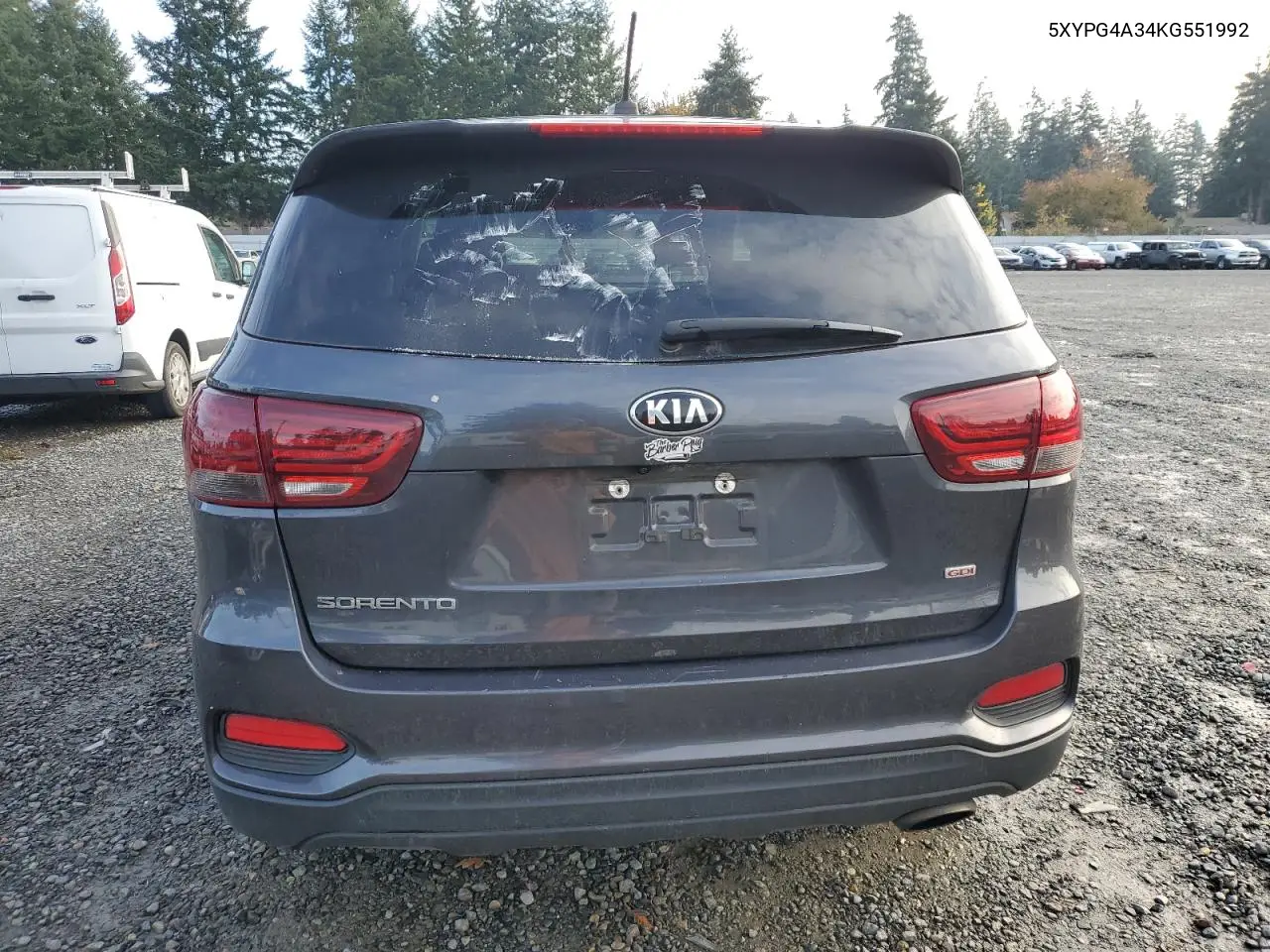 5XYPG4A34KG551992 2019 Kia Sorento L