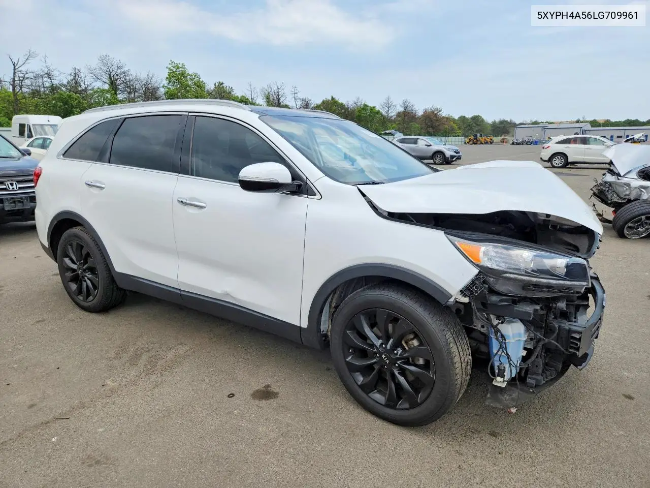 2020 Kia Sorento Ex V6 VIN: 5XYPH4A56LG709961 Lot: 55591836