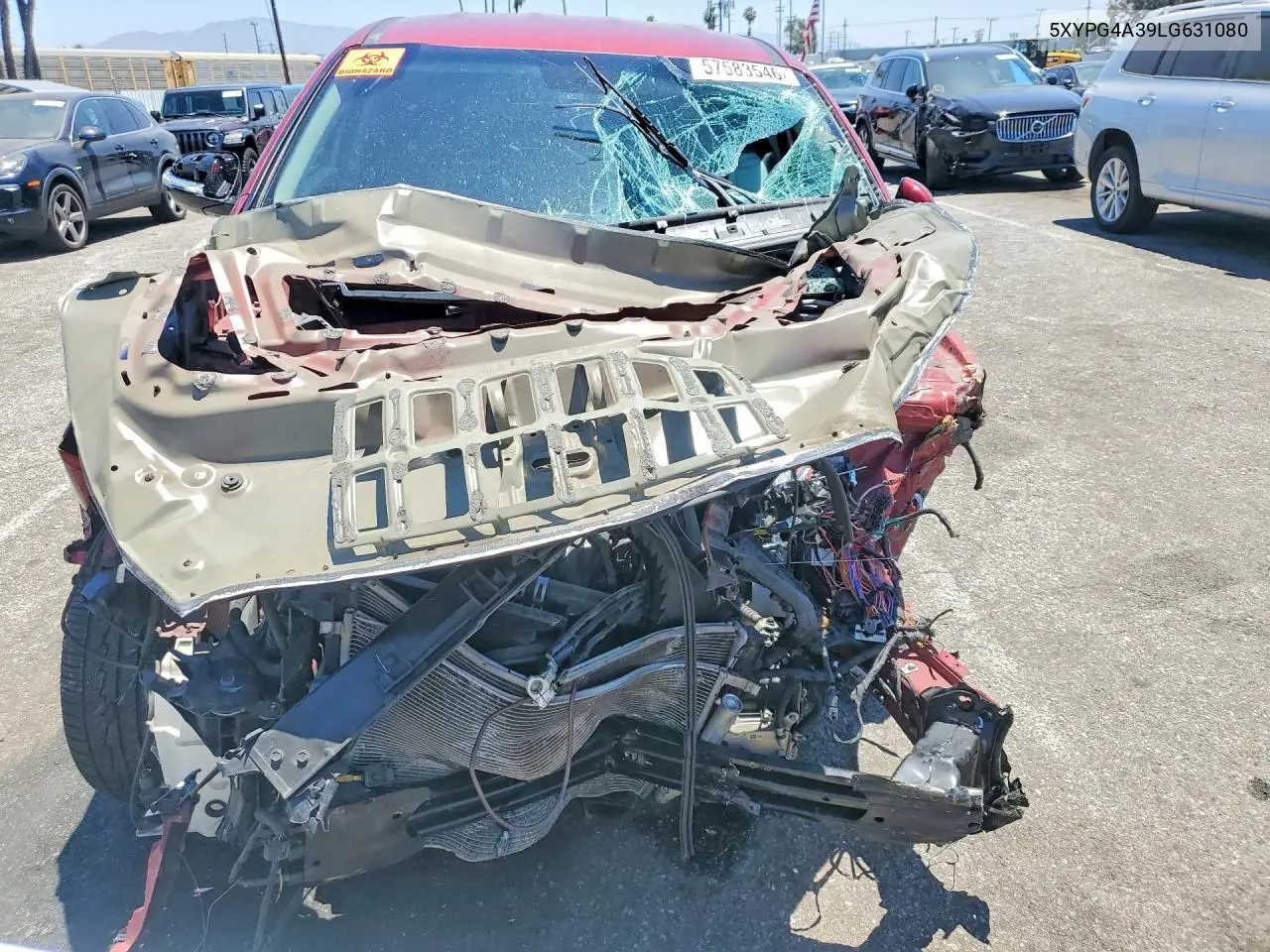 2020 Kia Sorento Lx VIN: 5XYPG4A39LG631080 Lot: 57583546