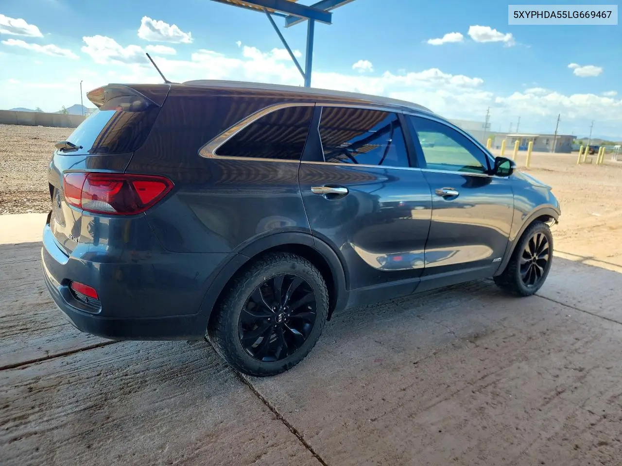 2020 Kia Sorento Ex V6 VIN: 5XYPHDA55LG669467 Lot: 61554556