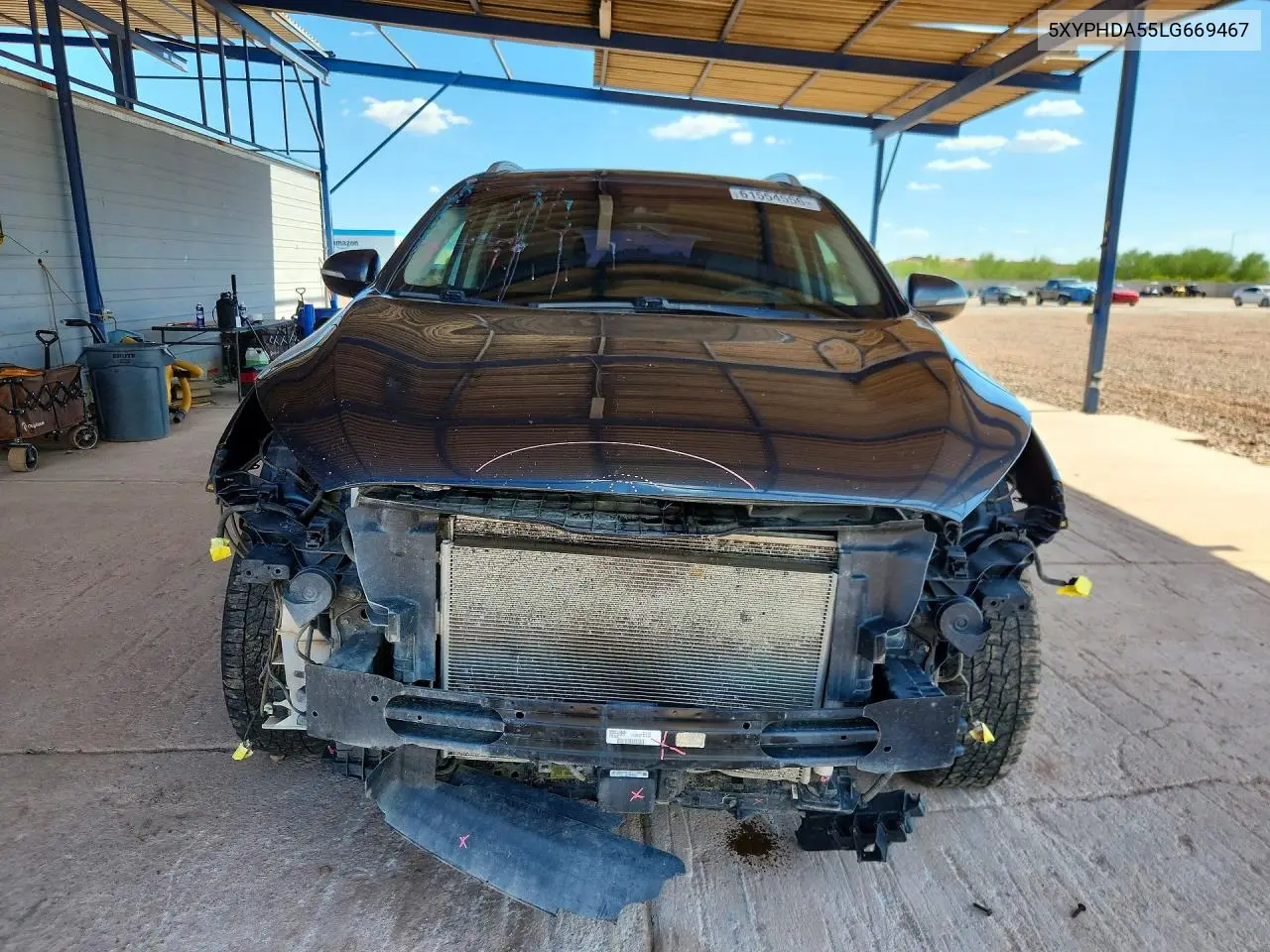 2020 Kia Sorento Ex V6 VIN: 5XYPHDA55LG669467 Lot: 61554556